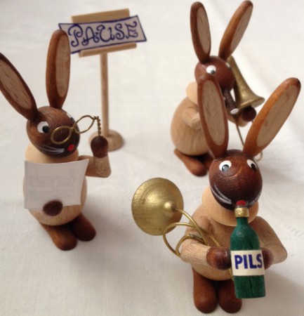 Nun können die Osterhasen erstmal eine Pause machen